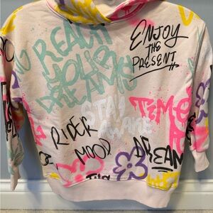 Zara girl’s graffiti hoodie